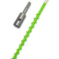 Erdbohrer-Set mit SDS Plus Adapter und Zaunbau für Gartenarbeit