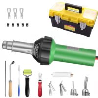 Heißluftpistole für Kunststoffschweißgerät, 1600 Watt, variable Temperaturregelung von 20 ℃ bis 600 ℃, ideal für DIY-Projekte und das Abdichten von PVC.