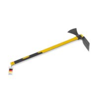 Gartentool mit kantigem Blatt und Fiberglasstiel, ideal für Rodungsarbeiten und Gartenarbeit, Made in Germany