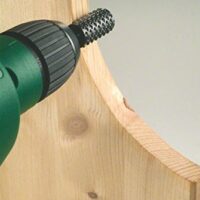Bosch DIY Holzraspel zylindrisch mit Durchmesser 15 mm, geeignet für Weichholz, Hartholz und Holzwerkstoffe.