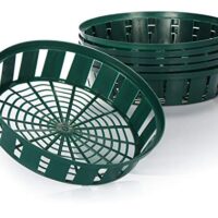Große grüne Pflanzkörbe für Blumen-Zwiebeln, Anzucht-Pflanzschale zum Einpflanzen und Aufbewahren von Zwiebelpflanzen
