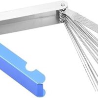 Motorradvergaser Reinigung, 13-teiliges Düsenlehre Set aus Edelstahl für Motorradvergaser und Schweißdüsen mit Aluminium Aufbewahrungsbox