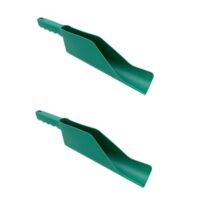 2 Stück Dachrinne-Schaufel, Traufschaufel, Kleine Dachrinne - Ideal für einfache Handhabung im Haushalt