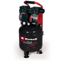 Einhell Silent Plus Kompressor TE-AC 135/24 - leistungsstarker Kompressor mit max. 8 bar Druck, 750 Watt Motor, 24 Liter Tank und Schnellkupplung