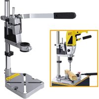 Elektrischer Bohrständer mit multifunktionaler Bench Drill Press Stand und verstellbarer Halterung für zwei elektrische Bohrmaschinen sowie horizontale Ladeoption