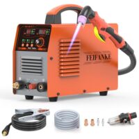 FEIFANKE 230V 75A Plasmaschneider IGBT 25MM Max Berührungslose Hochfrequenzzündung 2T/4T Betrieb für Stahl Edelstahl Kupfer Aluminium