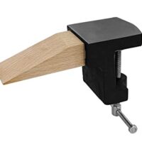 PAULIMOT Feilnagel mit Amboss, vielseitige Arbeitsunterlage für Goldschmiedearbeiten, hochwertiges Hartholz und Gusseisen, perfekte Arbeitsfläche