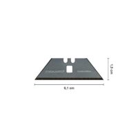 Ersatzklingen für Fiskars Universalmesser, Klinge aus rostfreiem Stahl, 10er Pack, CarbonMax