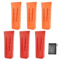 Fivtsme Fällkeil Kunststoff, 6 Stück ABS Kunststoff Forstkeile Baumkeile 6 Zoll, Forst Zubehör Wald, Fällkeil Forst zum Kontrollierten Fällen, Zubehörwerkzeug für Holzfäller