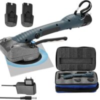 Elektrische Fliesen Vibrator mit Saugnapf und 5 Gängen für professionelle Fliesenaufbringung, automatische Nivellierung bis 60kg Aufnahmekapazität