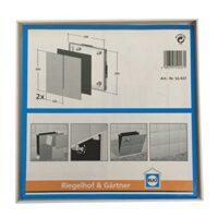 Fliesenrahmen 309 x 409 cm groß, hochwertiger PVC, edel und robust, leicht zu handhaben