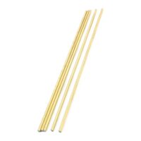 Golden Messing Runder Stab 200mm x 3mm für CNC-Drehbank-Maschine, 5-teilig, hochwertiges Werkzeug