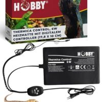HOBBY Terraristik Thermica Control 6 W Heizmatte mit Temperaturregler und Sensor für Terrarien und Gewächshäuser