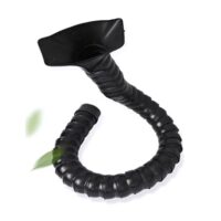 Industrieller Absaugarm mit universellen Schwenkgelenken für Lötstationen, flexibler und frei handelbarer Absaugwagen in schwarz, ideal für industrielle Anwendungen