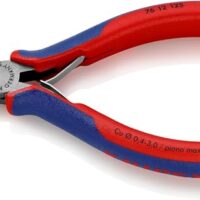 KNIPEX Seitenschneider für Elektromechaniker mit Mehrkomponenten-Hüllen 125 mm, scharfe Schneiden, leicht und schnell durch komplexe Leiterstangen und -leiter schneiden