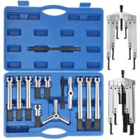 13-TLG Lagerabzieher Set mit 2 und 3 Backen, Innen- und Außenabzieher für Demontage von Teilen