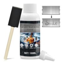 Lasermarkierungsflüssigkeit für Metallmarkierung, schnelltrocknend ohne Rückstände, geeignet für Lasergravuren auf Metall, Acryl, Glas und Edelstahl