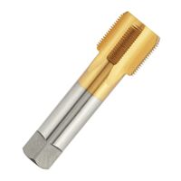 Titanbeschichteter Maschinengewindebohrer mit gerader Nut für die Herstellung von Gewinden und andere Anwendungen