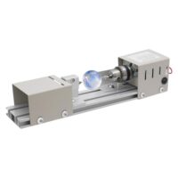 Mini Drehmaschine für Holz, 96W Tisch-Drehbank mit 4000–9000 U/min (7 Stufen), aus Metall mit 6 Gravurwerkzeugen, kompakt für DIY, Heimwerker & Holzschnitzerei