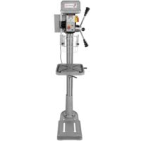 PAULIMOT Säulenbohrmaschine SBM8025-V, frequenzgesteuert - Professionelle Heimwerker-Bohrmaschine für Holz und Metall