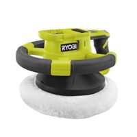 Polierer RYOBI 18 V ONE+ mit Polierschwamm Durchmesser 250 mm, Schwingkreis 12,5 mm und Schwingzahl 2000-3600 min⁻¹ ohne Akku und Ladegerät