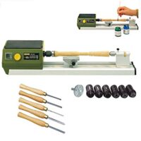 PROXXON MICRO Drechselbank/Drechselmaschine DB 250 - Hochwertige Werkzeugmaschine mit kraftvollem Antrieb und elektronischer Drehzahlregelung