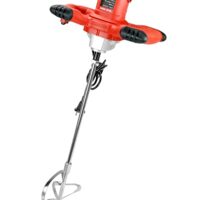 Hochwertiger und leistungsstarker Mörtelrührer für Farbe, Putz und Estrich mit 220V, 2100W und 6 Gang Getriebe