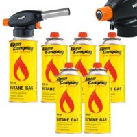 REXXER 1300 W Gasbrenner mit Piezozündung und Flammensteuerung, ideal für Lötarbeiten und Metallbearbeitung