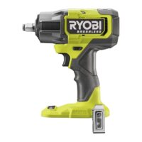 RYOBI 18V One+, Brushless Akku-Schlagschrauber mit hoher Drehmomentfähigkeit und Ergonomie für sicheren Halt und erhöhten Arbeitskomfort