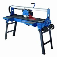 Scheppach Fliesenschneider FS3600 mit 900W Leistung, Schnitthöhe 36mm, Trennscheibe Ø 200mm und schwenkbarer Schneidkopf