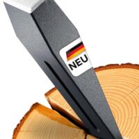 Langlebiger Spaltkeil aus Stahl für professionellen und privaten Einsatz zum Spalten von Holz. Hochwertiges Produkt für langes Gebrauch.