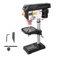 STAHLWERK Säulenbohrmaschine 550 W - präzise Standbohrmaschine für Heimwerker und Metallbau, Bohrdurchmesser Ø 3-16 mm, 200-2.800 U/min