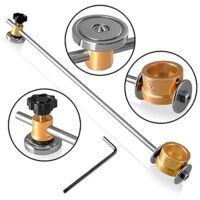 STAHLWERK Kreisschneider für P-80 Plasmaschneidbrenner, inkl. Führungswagen und Magnet, Zubehör für Plasmaschneider mit Pilotzündung