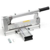 TILER Laminatschneider Vinylschneider mit 300mm Schnittbreite und 12mm Schnitttiefe für verschiedene Bodenbeläge wie Laminat, Vinyl, Parkettarten, Bambusböden, Täfelung, Kork und mehr