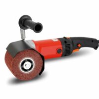 Elektrische Satiniermaschine zum Schleifen, Glätten und Strukturieren von Holzoberflächen mit 1200 Watt Leistung und Drehzahl zwischen 600-3000 U/min