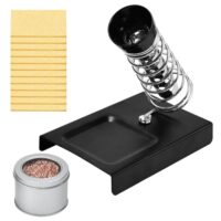Lötkolbenhalter, Ständer für Lötkolben, Reinigungsschwamm, Federhalter, Stützstation für Lötarbeiten, Soldering Iron Stand