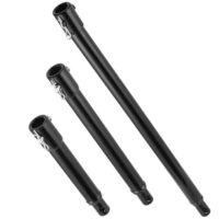 3-teilige Stahl-Verlängerung für Erdlochbohrer und Gartenbohrer, Länge 200mm, 300mm und 500mm, mit Sicherungsbolzen und Aufnahme-Durchmesser 20mm