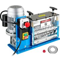 VEVOR Elektrische Abisoliermaschine, 370 W, 1,5 mm-38 mm, Kabelabisoliermaschine für das Recycling von Kupferdrahten und Entfernen von Kunststoff- und Gummiisolierung