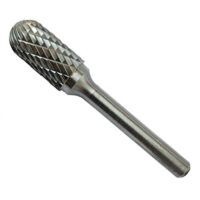 Weischer Frässtift Wolframcarabid Hartmetallfräser, 6 mm Kugelzylinder, hochwertiger Fräster für Edelstahl, Stahl und Kunststoffe