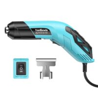 Yeegewin 350W Mini Heißluftpistole mit 2 Temperaturstufen 290℃/480℃, Handheld Heißluftfön für Schrumpffolie, Harz und DIY-Projekte