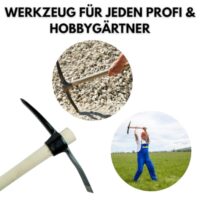 Ergonomische und robuste Spitzhacke für Garten- und Bauarbeiten mit 2,5 kg Gewicht und EU-Produktion