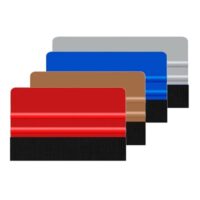 4 Stück Youzzei Rakel für Folie, Folienrakel mit Filzkante, Kunststoff Filz Rakel mit Filzkante Verklebung von Folie Wandtattoo, Fensterfolie Tönungsfolie Rakel für Auto