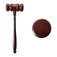 Auktionshammer Set aus Holz, hochwertiges Gavel-Set mit Richterhammer und Resonanzblock für Auktionen, Verkauf und Rollenspiel