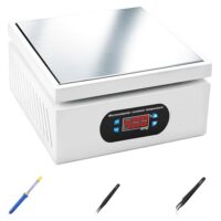Auveach 700W Lötstation mit digitaler Heizplatte, Einstellung von 0 bis 400°C und LED-Anzeige für Lötarbeiten und Reparaturaufgaben