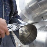 BESSEY Erdi Figuren-Schere D16, Rechtsschneidend, Gesamtlänge 240 mm, Schnittlänge 40 mm, Werkzeug für DIY-Projekte und Heimwerker-Tätigkeiten.