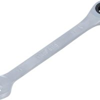 BGS 6515 Ratschenring-Maulschlüssel, Chrom-Vanadium-Stahl, feinverzahnt, 72 Zähne, Zwölfkant, Schlüsselweite 1: 15 mm, Schlüsselweite 2: 15 mm, verchromt, matt