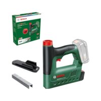 Bosch Akku-Tacker UniversalTacker 18V-14, ein leistungsstarkes Werkzeug für verschiedene DIY-Projekte mit Schnellfeuer-Funktion und Vielseitigkeit.