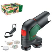 Bosch Akku Schleifer & Polierer EasyCurvSander 12 (Ohne Akku, 12 Volt System) - Handheld Werkzeug für kleine Projekte, 3 rotierende Drehteller und elektronische Drehzahlvorwahl
