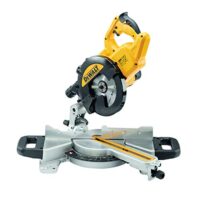 DEWALT 1.400 Watt Paneelsäge, 216mm mit XPS-Schnittlinienanzeige und Fixrasten für Gehrungs- & Neigungsschnitte, inkl. 24 Zahn HM-Sägeblatt