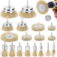 Drahtbürsten für die Reinigung und Polierung von Oberflächen, ideal zum Entfernen von Rost und Schmutz.